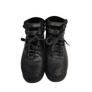 Reebok High-Top Trainers – Black – US 7.5 – Retro Streetwear Normcore Monochrome